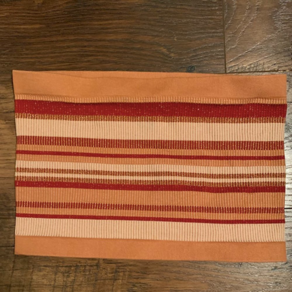 Muti. color orange tube top